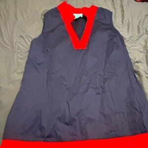 Sail to Sable Navy and Red Dress